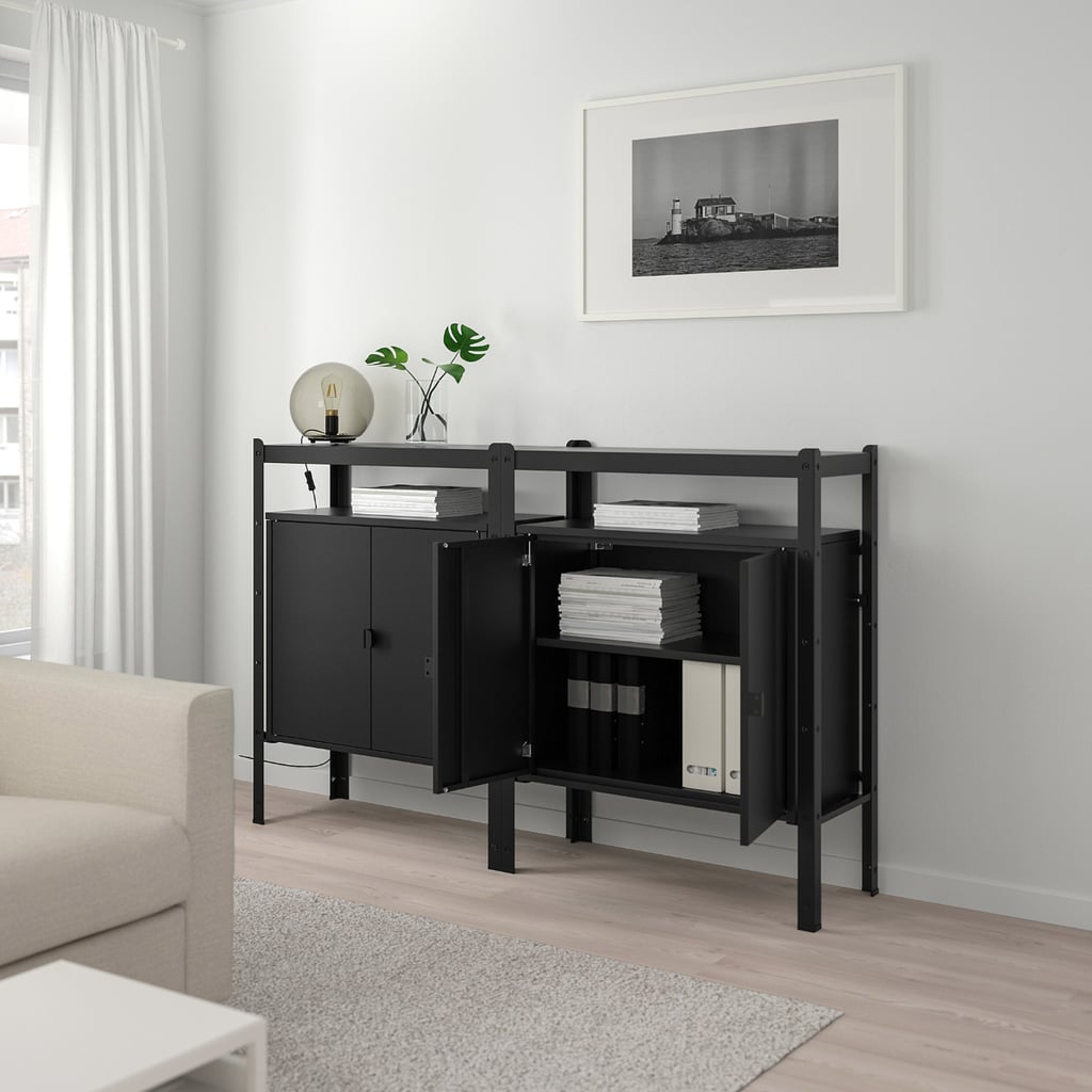 Bror Shelving Unit With Cabinets Best Ikea Living Room Furniture