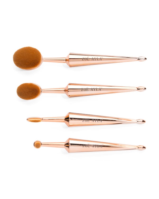 Oval Makeup Brush Set