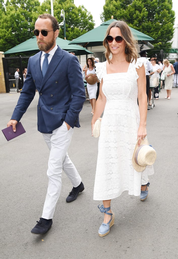 Pippa Middleton Anna Mason Dress at Wimbledon