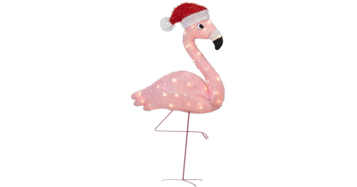 Lighted Flamingo Outdoor Decor | The Best 2019 Outdoor Christmas Decor