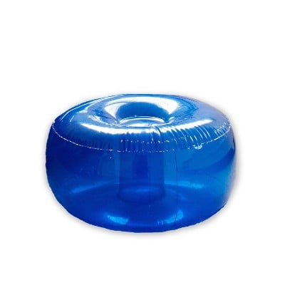 Inflatable Ottoman in Blue
