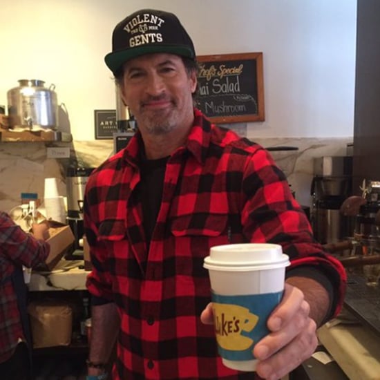 Scott Patterson at Luke's Diner in LA October 2016