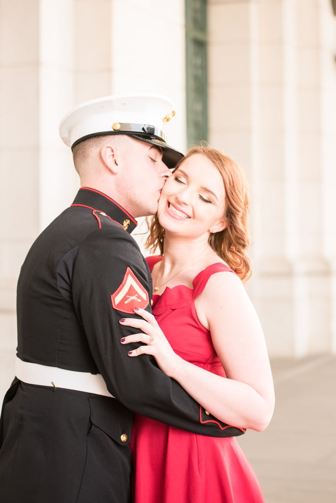 Military Couple Engagement Session in Washington DC