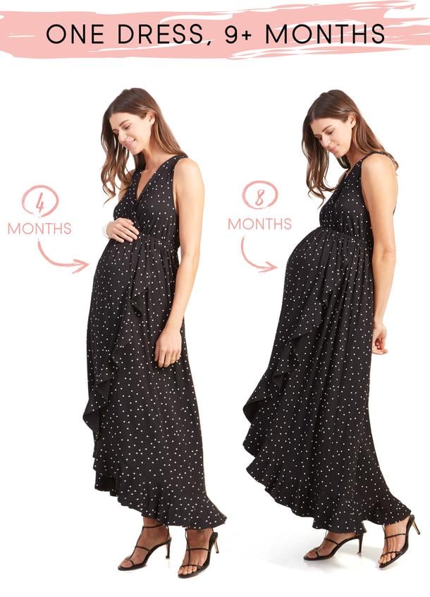 Ingrid & IsabelRacerback Polka Dot Maxi Dress 