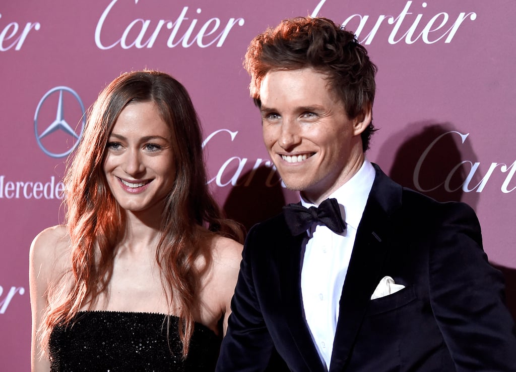 Eddie Redmayne and Hannah Bagshawe at Palm Springs Film Fest