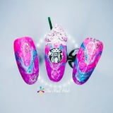 Starbucks Unicorn Frappucci** Nail Exists