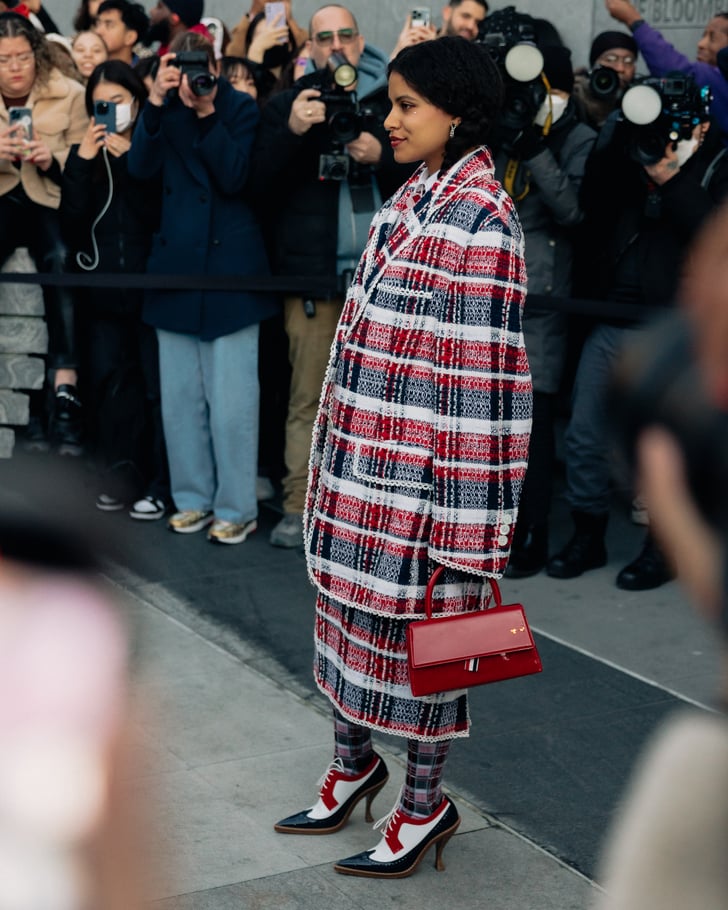 Zazie Beetz at the Thom Browne Runway Show | Celebrity Style in the