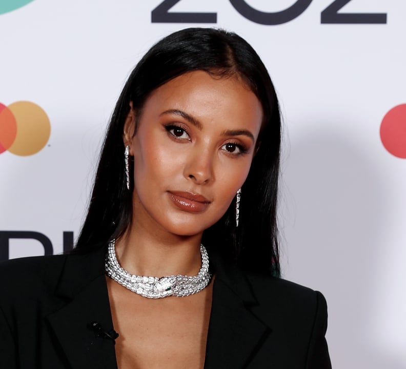 Maya Jama's '90s Nude Makeup at the 2021 BRIT Awards