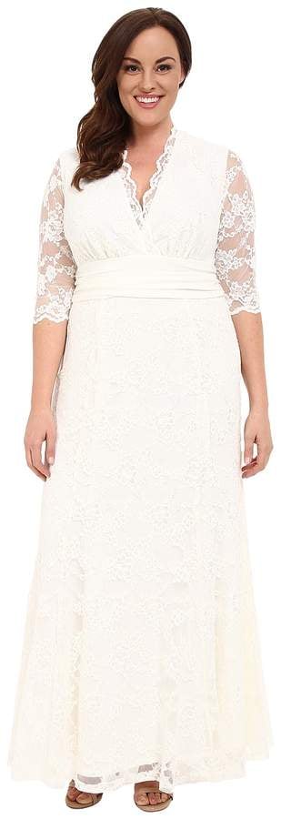 kiyonna amour lace wedding gown