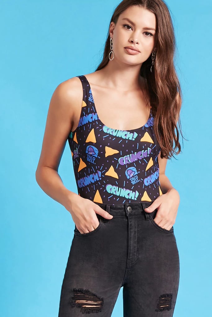 Taco Bell Crunch Graphic Bodysuit