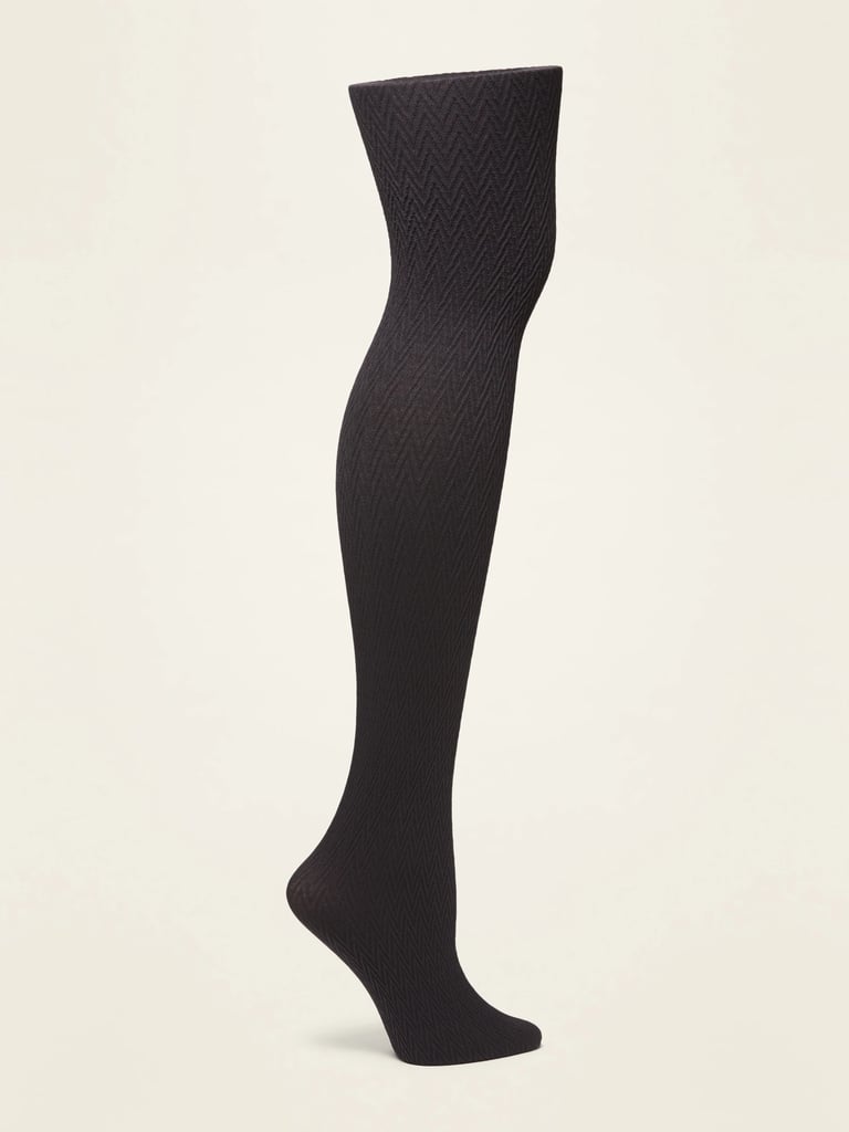 Old Navy Textured Zig-Zag Control-Top Tights