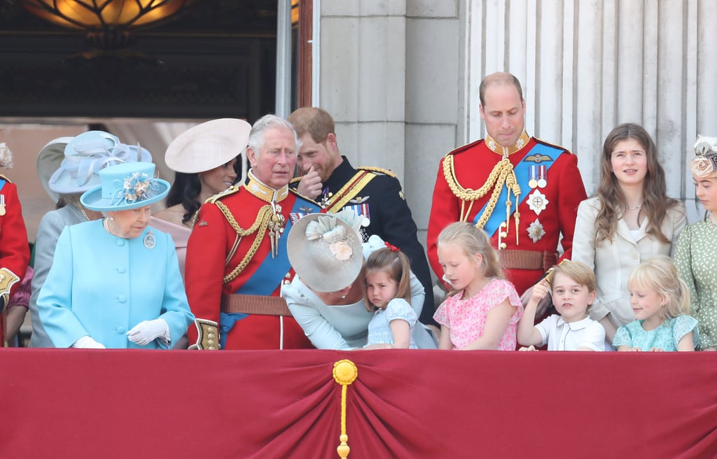 Prince George Princess Charlotte Trooping the Colour 2018