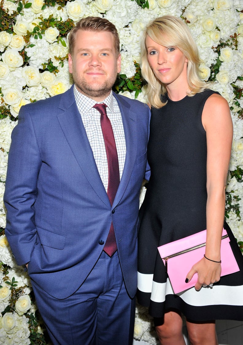 James Corden and Julia Carey