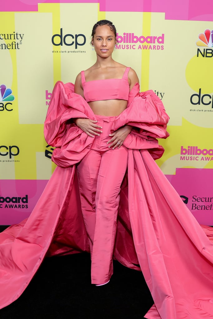 Alicia Keys's Pink Valentino Outfit at 2021 Billboard Awards