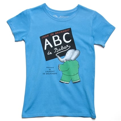 Out of Print ABC de Babar Tee