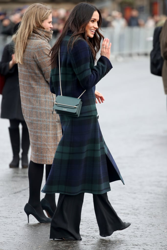 Meghan Markle wows with £395 Scots designer bag on tour of Edinburgh with  Prince Harry - here's how you can get the same bag