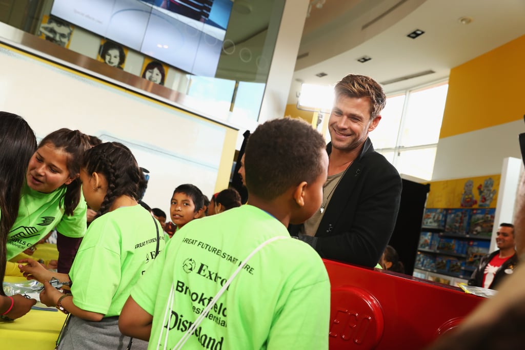 Avengers Cast at Disneyland For Charity Donation April 2019