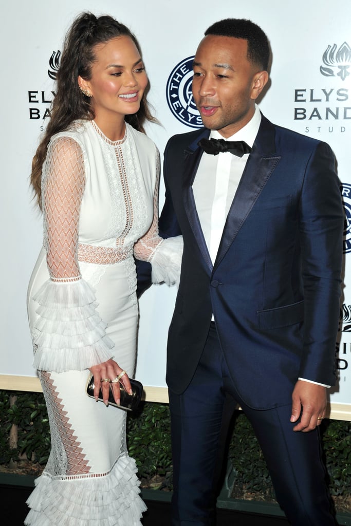 Chrissy Teigen and John Legend at Art of Elysium Gala 2017