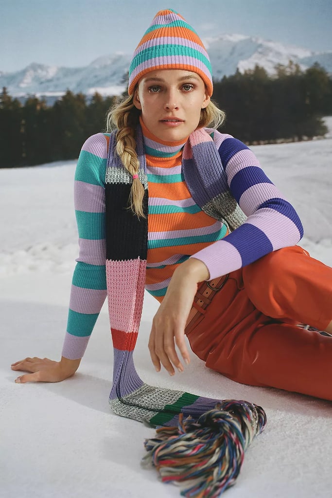 Winter Must Have: Maeve Striped Turtleneck Sweater