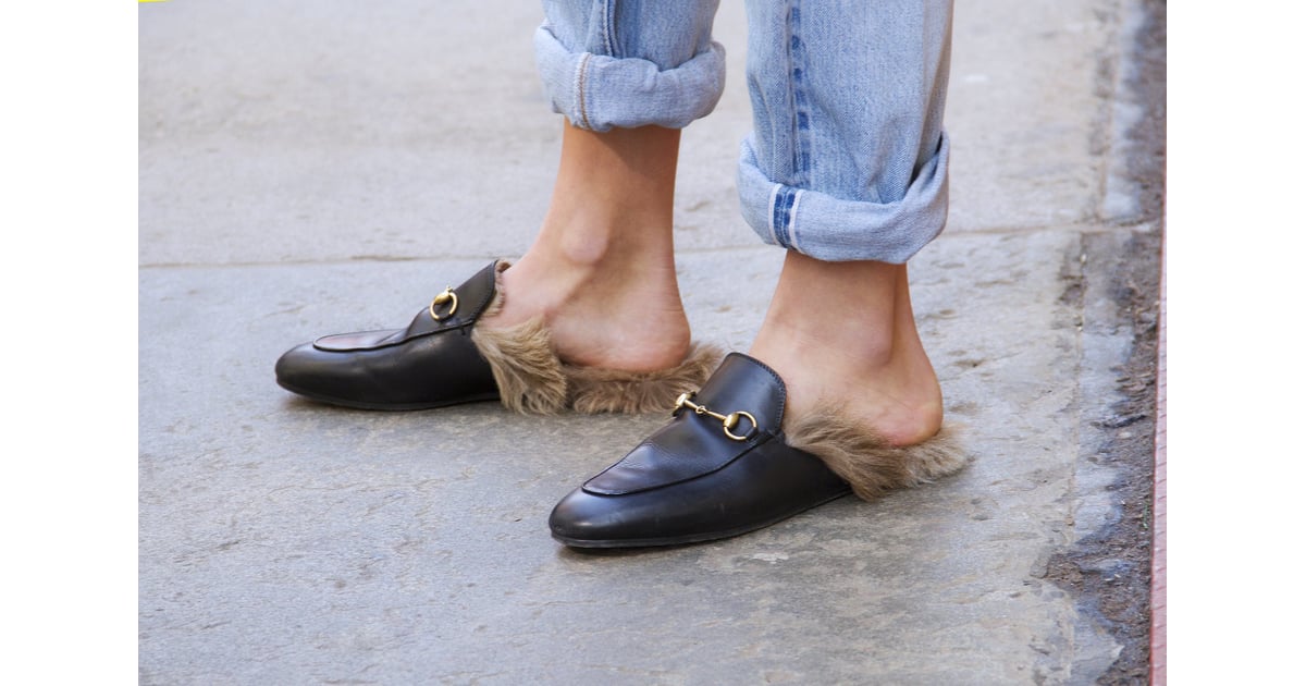You've Probably Seen These Furry Gucci SlipOns Everywhere Loafers