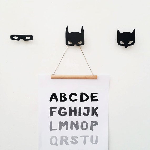 Superhero Wall Hooks