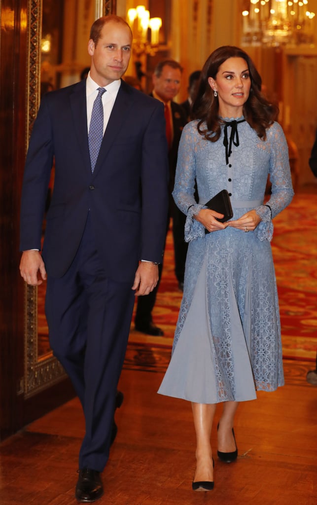Kate Middleton Blue Temperley London Dress