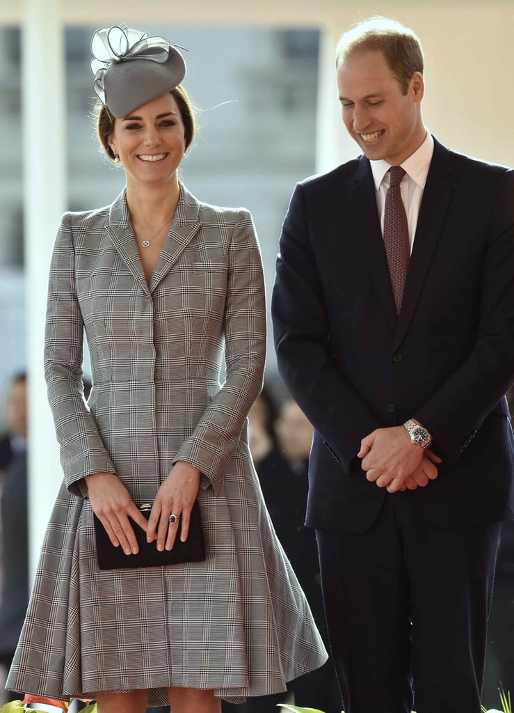 After battling severe morning sickness, Kate made her first pregnant appearance since announcing her second pregnancy in October 2014, when she and Prince William welcomed Singapore President Tony Tan Keng Yam to London.