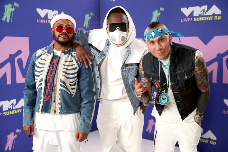 Apl.de.ap, Will.i.am, and Taboo at the 2020 MTV VMAs