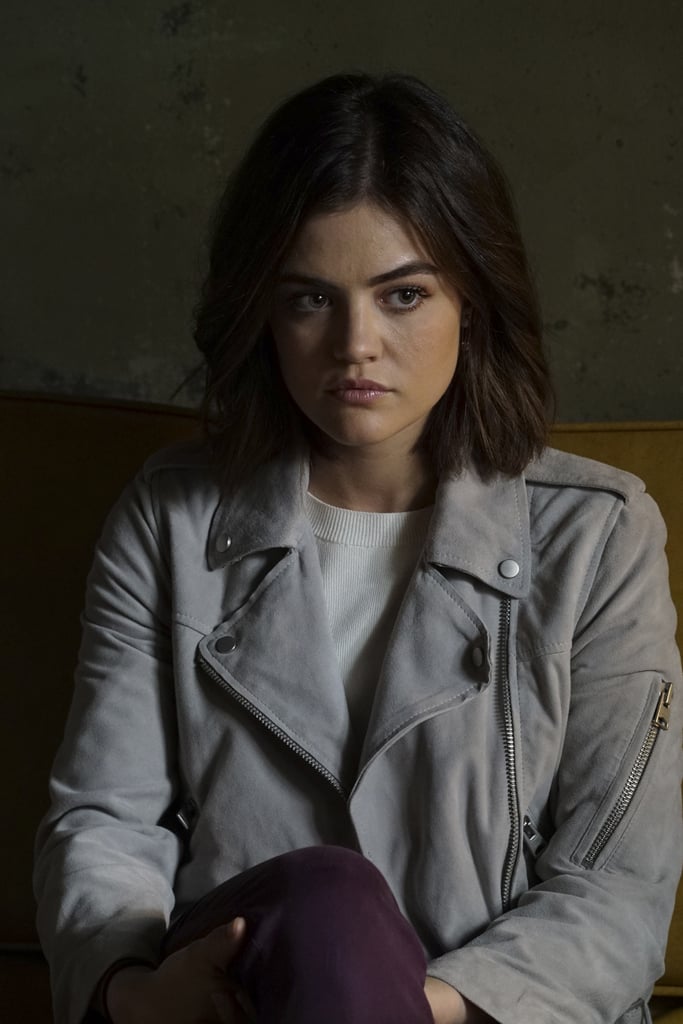 Aria's leather jacket is pretty darn impressive. She owns so many options, and we're fairly sure none of them are basic black!
