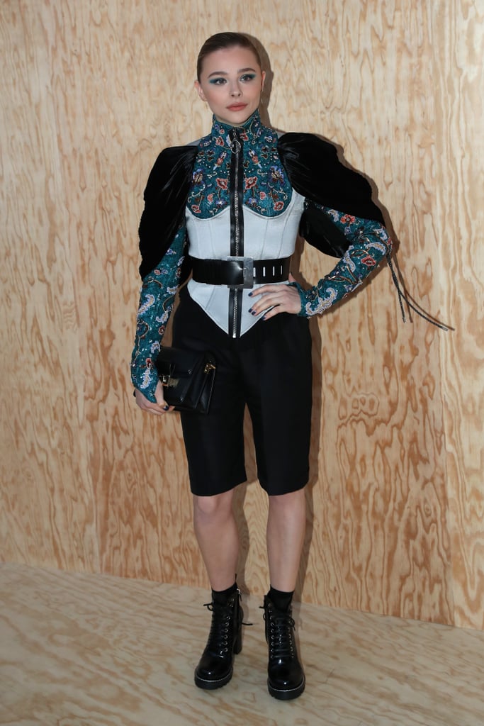 Chloë Grace Moretz at the Louis Vuitton Paris Fashion Week Show