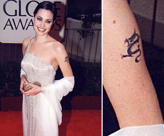 Angelina Jolie The Ultimate Celebrity Tattoo Gallery Popsugar Celebrity Uk Photo 15 It has been inked with a blessed traditional thai sak yant needle, that uses a long metal spike or sharpened bamboo to engrave the tattoo into the skin. popsugar uk