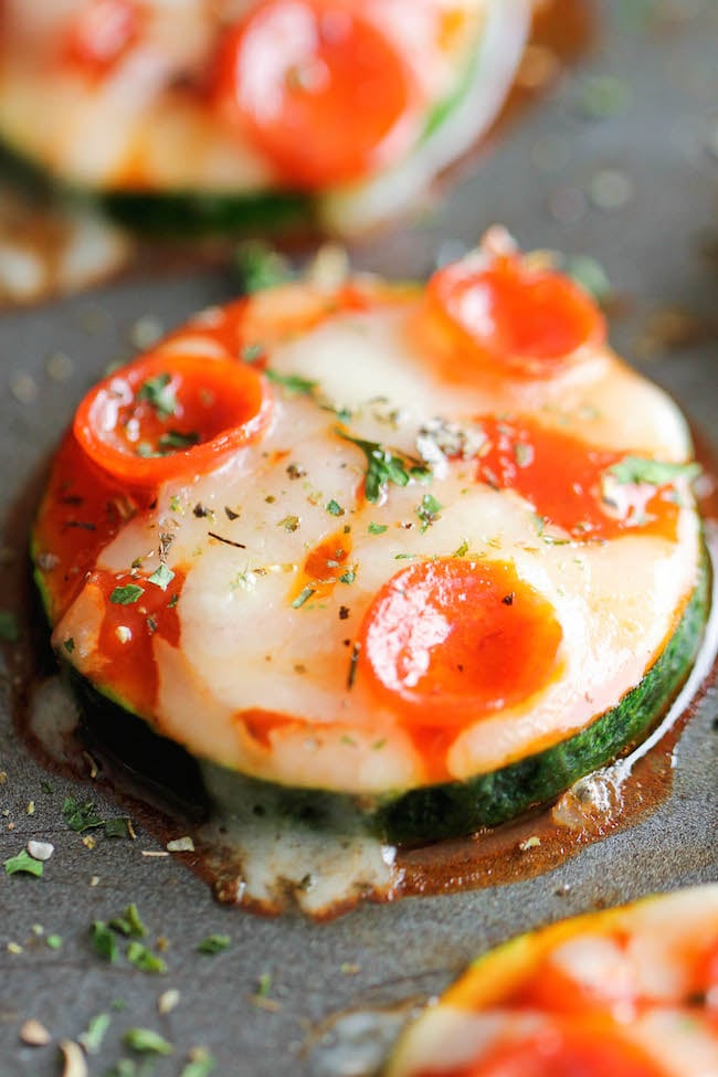 Zucchini Pizza Bites