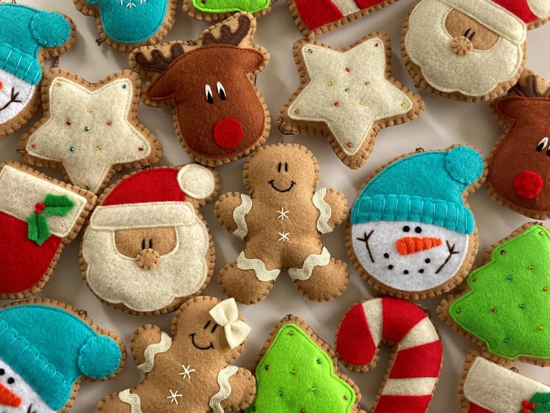 Ginger Sweet Crafts Christmas Felt Ornaments