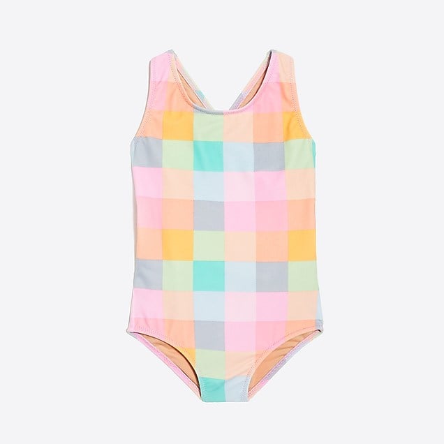 Girls' Rainbow Gingham Suit