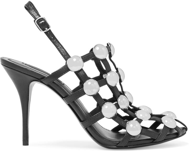 Alexander Wang Bree Faux Pearl Heels ($650)