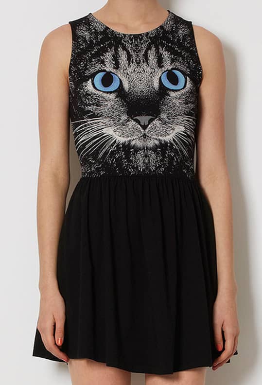 Cat skater dress cheap