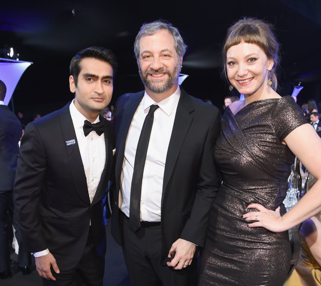 Pictured: Kumail Nanjiani, Judd Apatow, and Emily V. Gordon