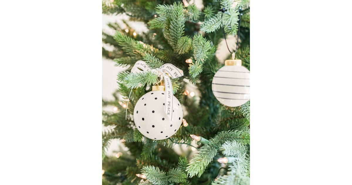 Cream & Black Mini Glass Ornaments Target Launches 2019 Home Holiday