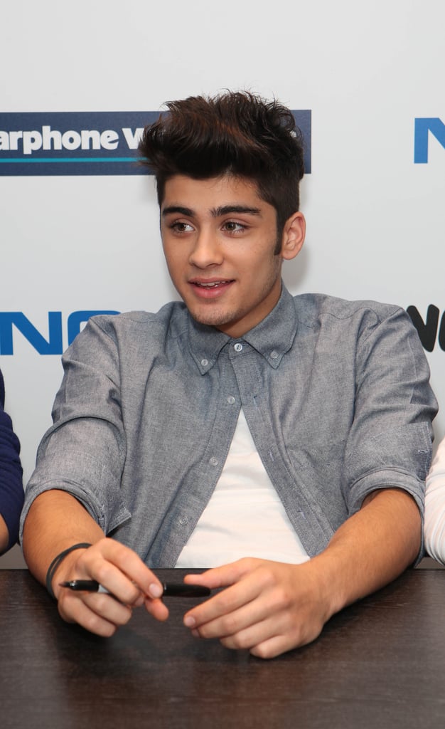 Zayn Malik Used to Pull a Similar Move With His Shirting