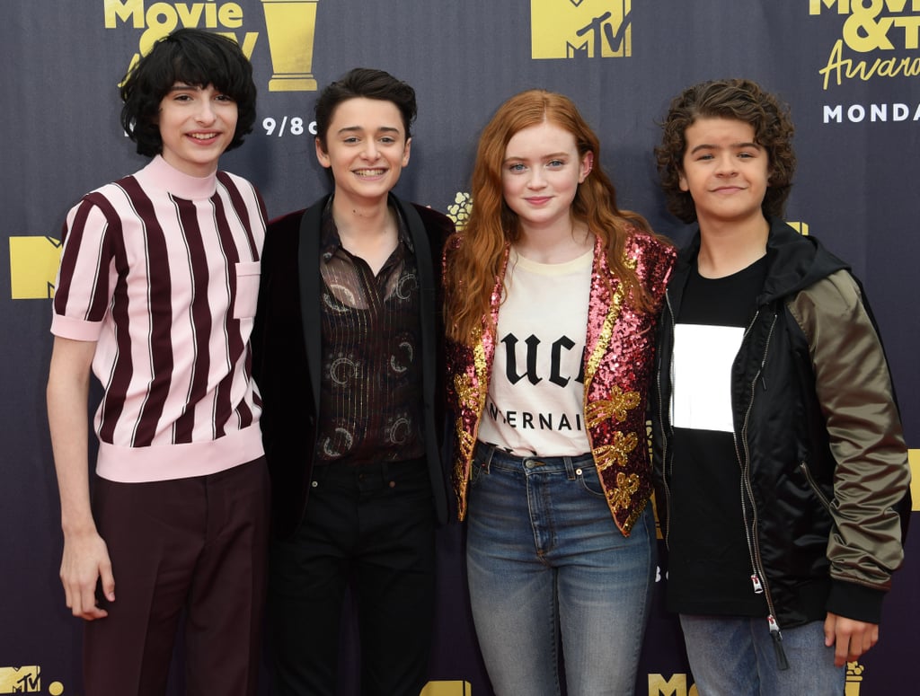 Finn Wolfhard, Noah Schnapp, Sadie Sink, and Gaten Matarazzo