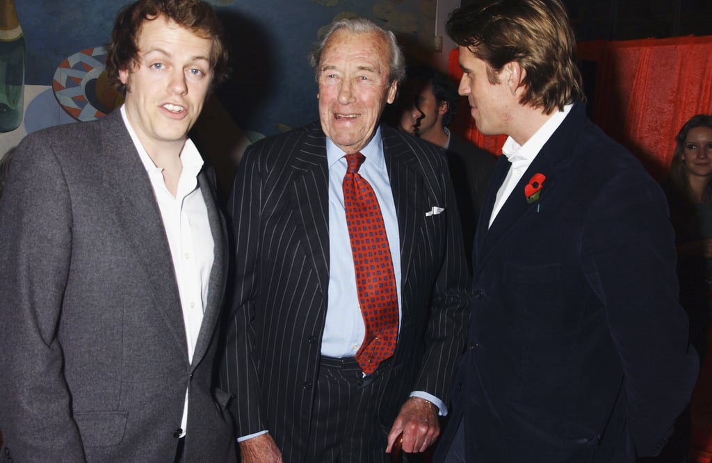 With grandson Tom Parker Bowles (2004)