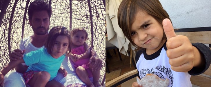 Kourtney Kardashian's Cute Family Pictures