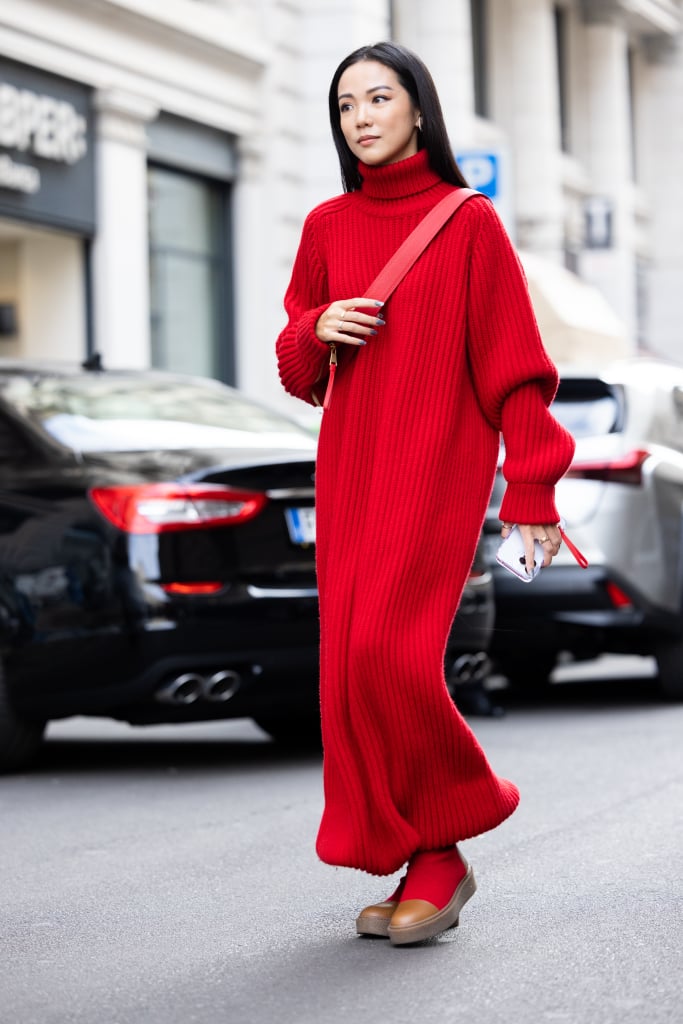 Sweater Trend 2023: Long and Loose Dresses