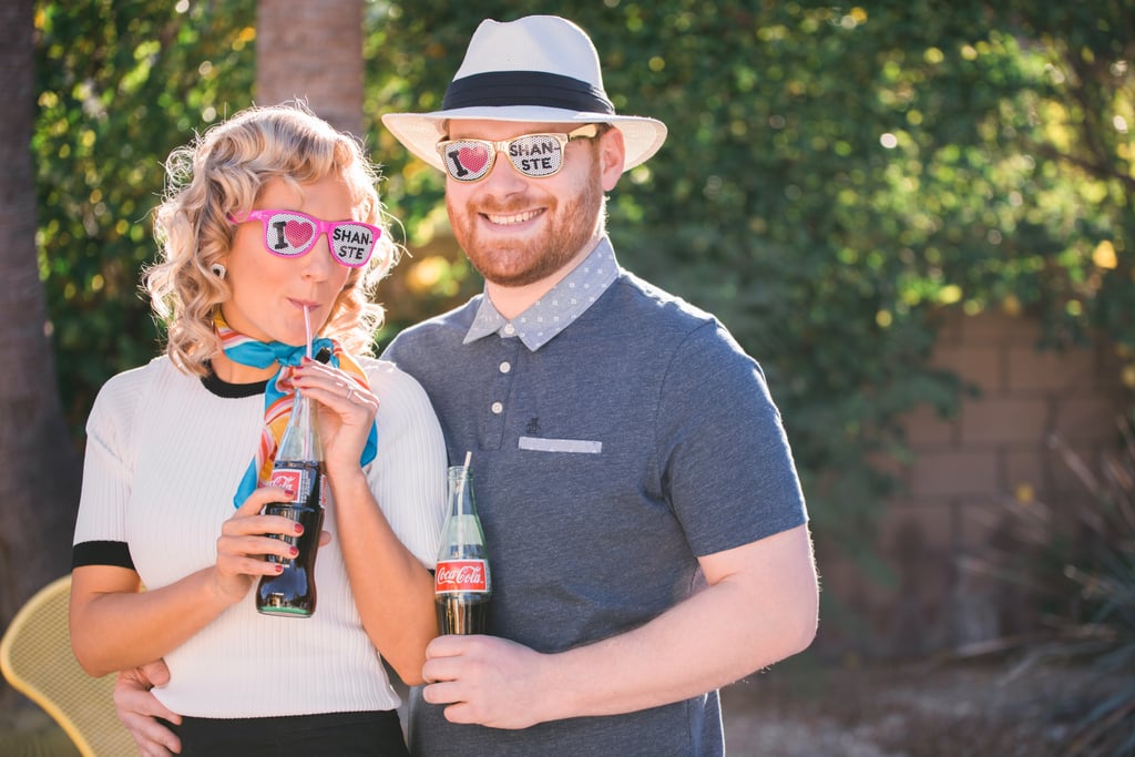 Retro Palm Springs Engagement Photos