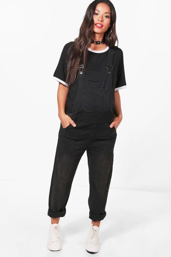 Boohoo Maternity Anna Denim Dungaree 