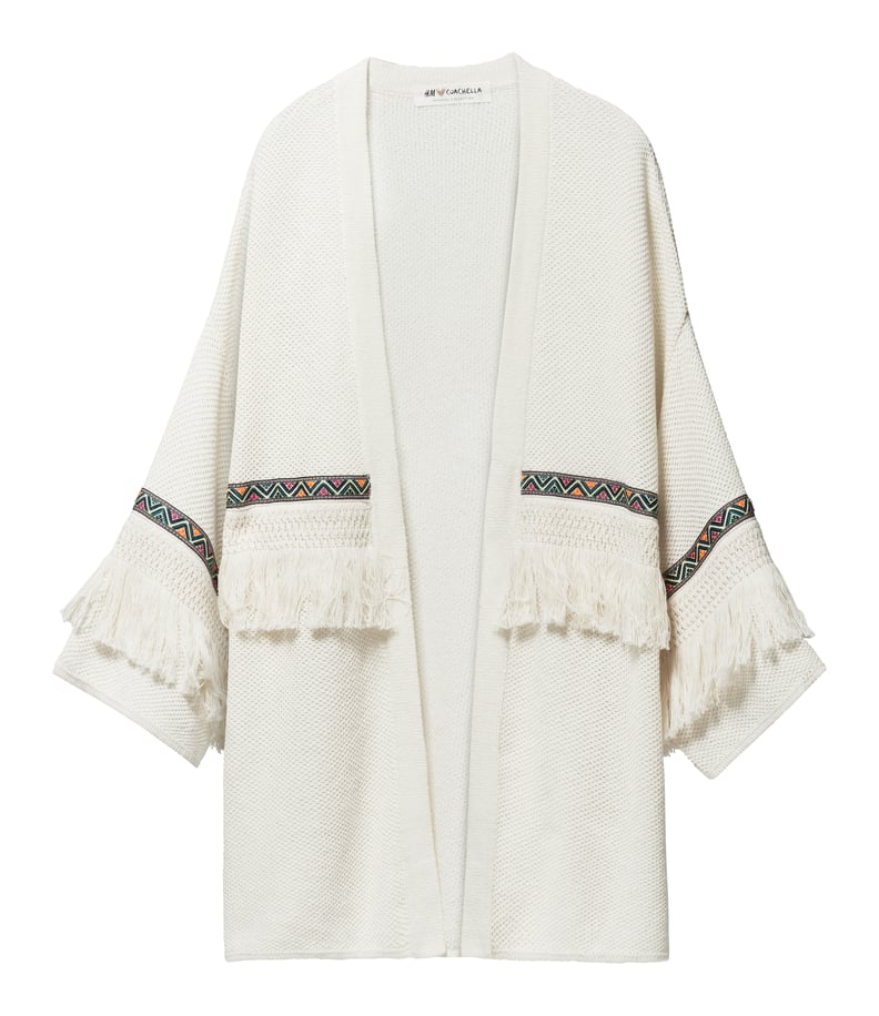 H&m sales fringe cardigan