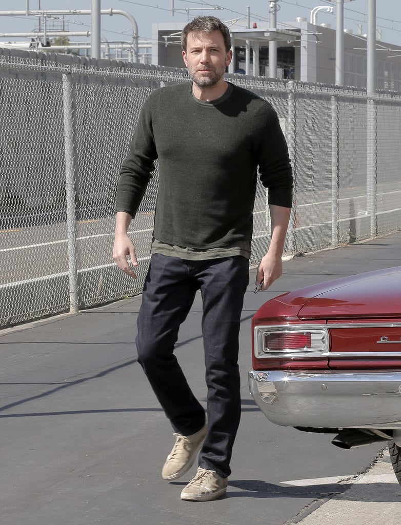 Ben Affleck With Gray Hair in LA March 2016 Pictures