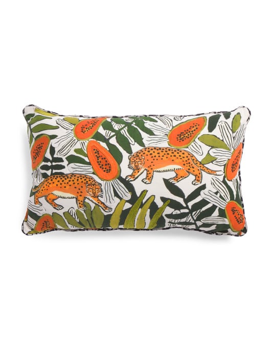 Made in India Embroidered Safari Pillow