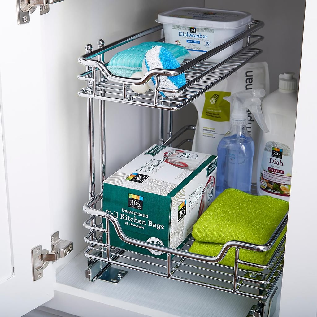 Chrome 2-Tier Sliding Organizer