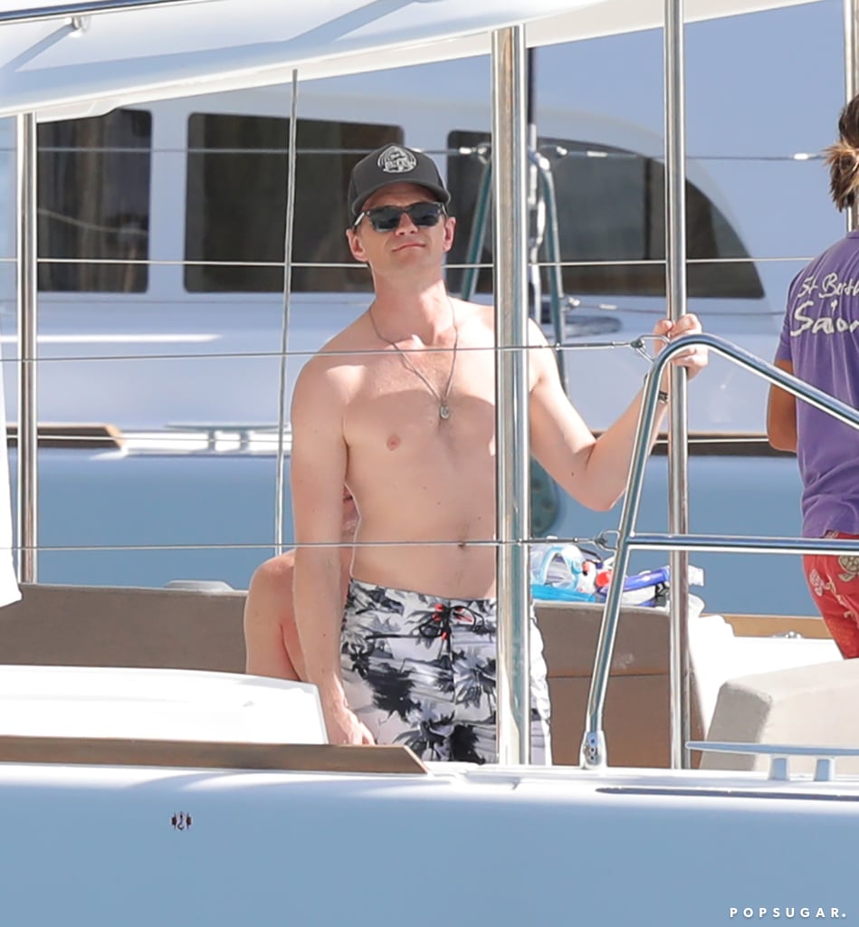 Neil Patrick Harris and David Burtka on a Yacht March 2017